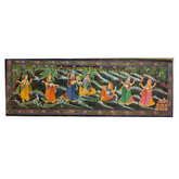 Krishna Adorned by the Gopis - A Miniature Celebration of Devotion